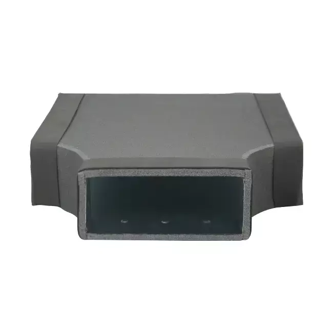 Thermoduct T-stuk 90 graden 220x80 - 170x80 tbv instortkanaal