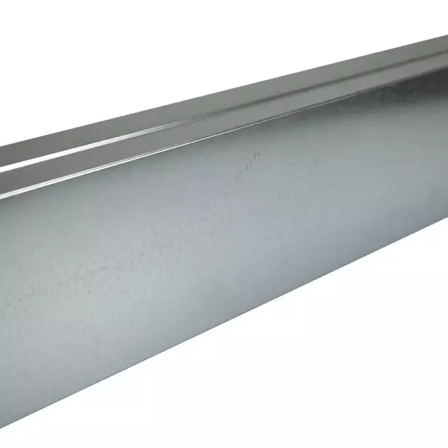 Gegalvaniseerd instortkanaal 170x80 mm met lengte 1500 mm