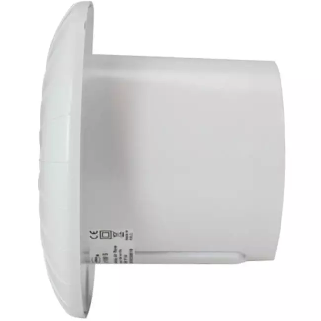 Badkamerventilator Ø 100 mm wit - aRid 100 BB HS