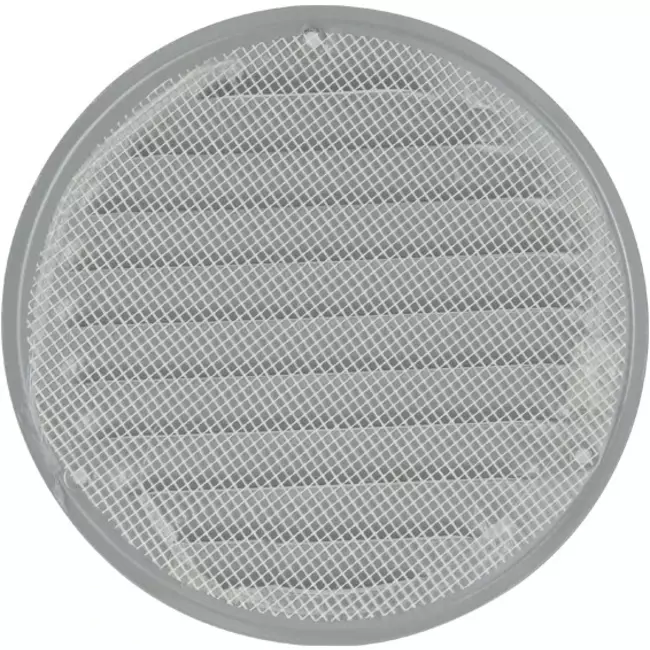 Metalen ventilatierooster rond Ø200 mm grijs - MR200P - RAL9006