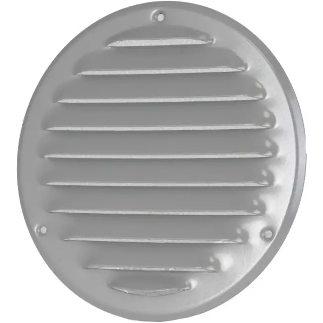 Metalen ventilatierooster rond Ø200 mm grijs - MR200P - RAL9006