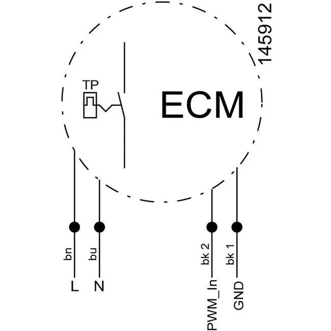 Buisventilator 125mm mixed-flow ETAMASTER - EM 125L EC 02