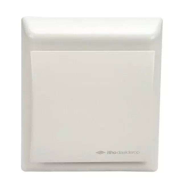 Itho Daalderop Badkamerventilator Ø 100 mm- wit met timer BTV-N201 T