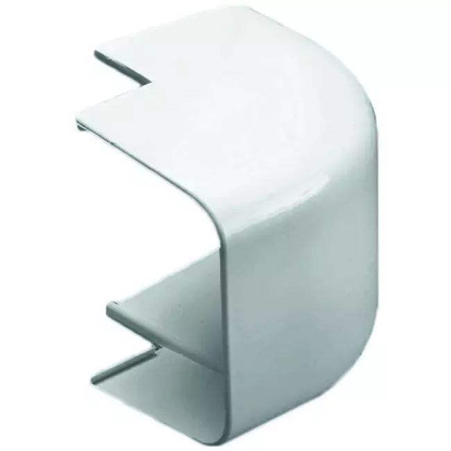 Climaplus airco leidinggoot Haakse buitenbocht 3530 RAL 9010 WIT
