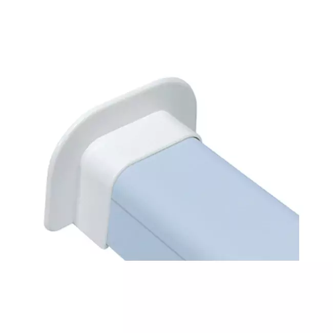 Climaplus airco leidinggoot muurrozet 70x55mm RAL 9010 WIT