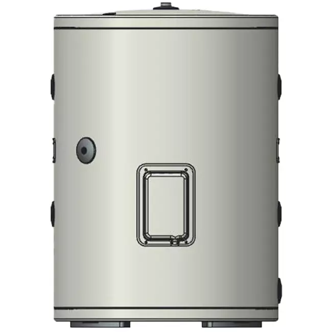 Buffervat RVS Duplex 100L  met 2KW weerstand