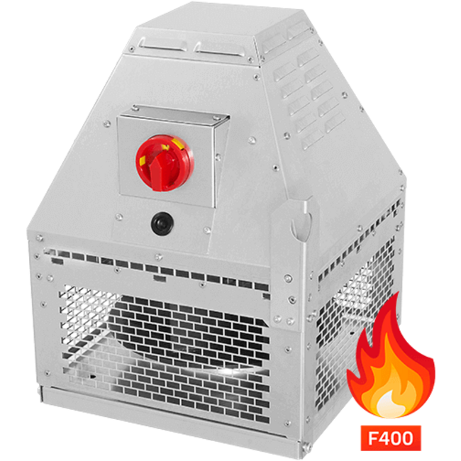 Dakventilator rookgasafvoer horizontaal - DHN 400 D4 F4 30