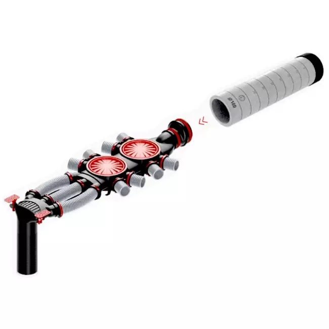 Heatpex Aria aansluitstuk voor luchtverdeelbox (125/160 mm)