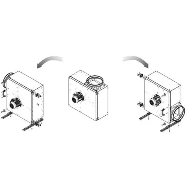 Boxventilator met frequentiegestuurd - MPS 250 D2 40