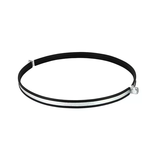 Metalen beugel diameter 450 mm met rubber (sendz. verz.)