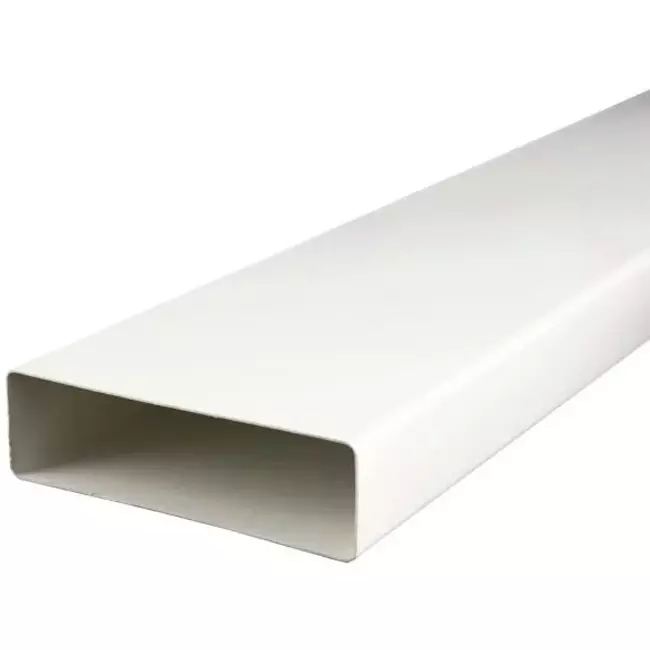 Rechthoekig kunststof ventilatiekanaal 220x90mm L=1 meter - K29-1