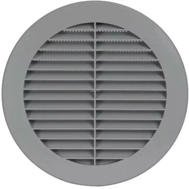 Schoepenrooster diameter: 150mm grijs - VR150P