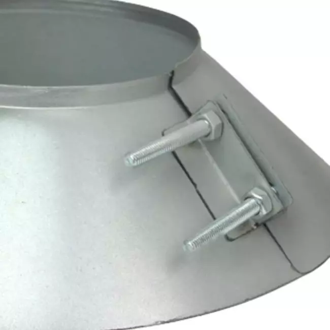 Spiro Stormkraag Ø 180mm - Gegalvaniseerd