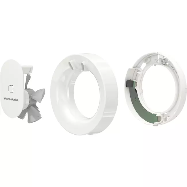 Badkamer ventilator Svara met vocht- en lichtsensor 100-125mm (app-gestuurd)