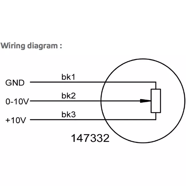 Ruck potentiometer 10kO - MTP 40