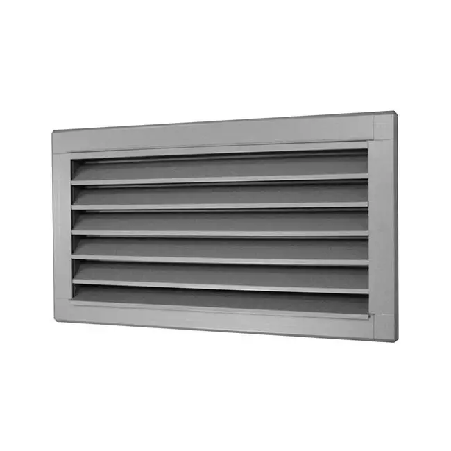 Buitenluchtrooster B=300 x H=1400 rvs - inox
