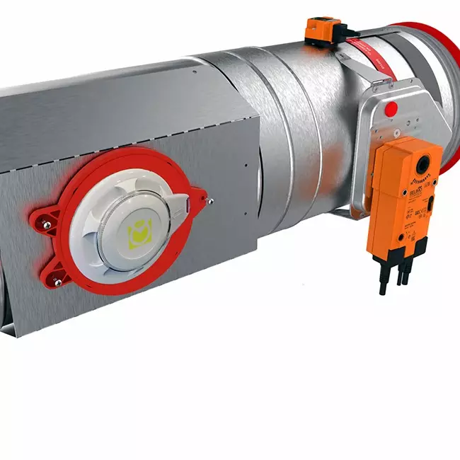 Rooksensor 230V voor ronde brandklep 100 mm - E-FDC A SSA D100 230