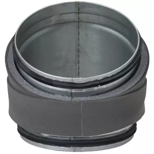 Thermoduct 13mm bocht diameter 450 mm 30 graden geisoleerd