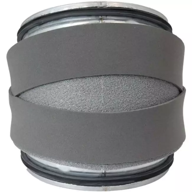 Thermoduct 13mm bocht diameter 450 mm 30 graden geisoleerd