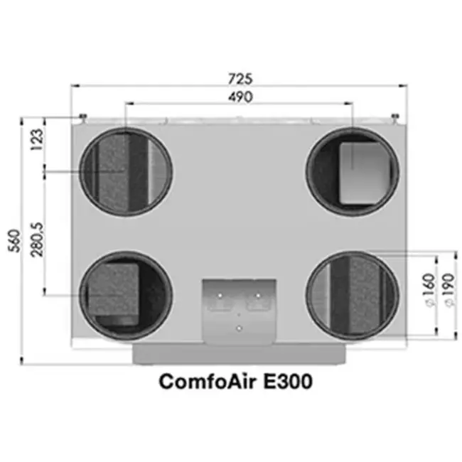 Zehnder Stork ComfoAir E300 LP