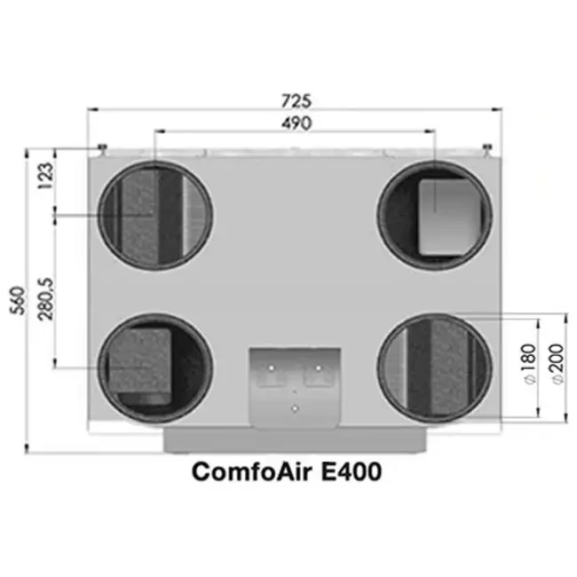 Zehnder Stork ComfoAir E400 LP
