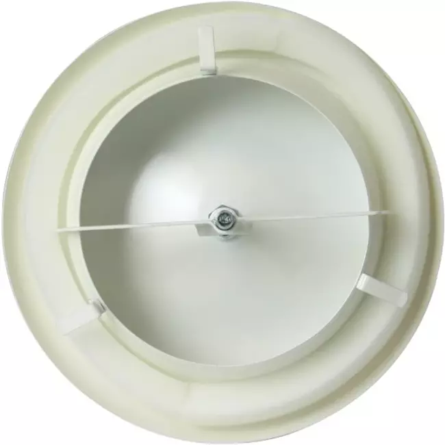 Ventilatie toevoer ventiel metaal Ø 200 RAL 9010 met klemveren - DVSC-P200