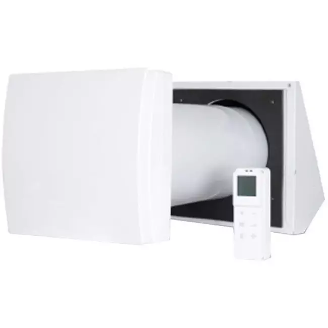 Decentrale WTW  HRU wall Ø150 met afstandsbediening - 60 m³/h - HRU-WALL-RC-150-60-PEG