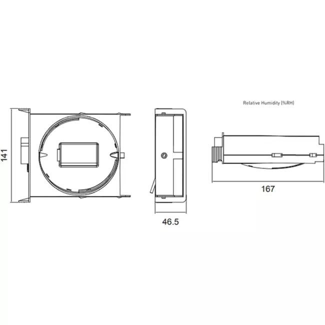 Duco Focus CO2 regelklep 30m3/h (slaapkamer)
