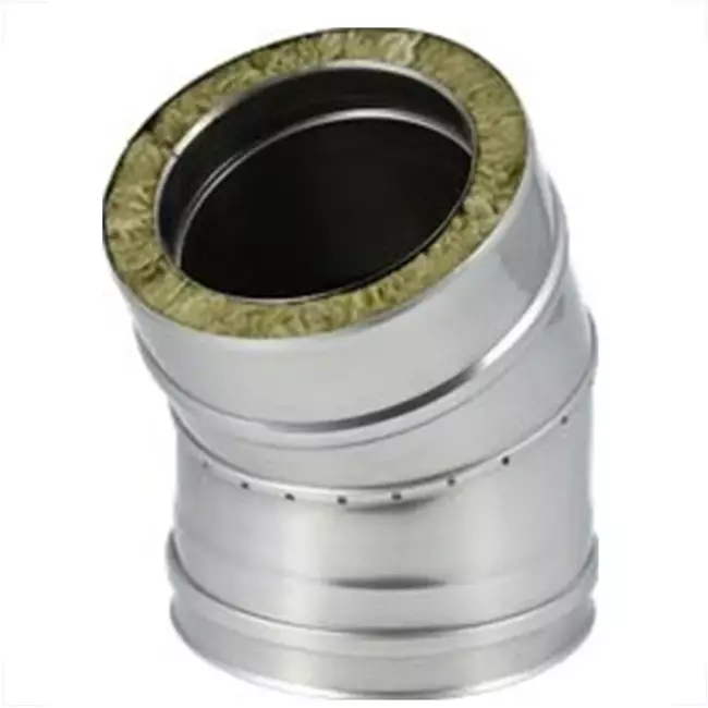 DW diameter 80 mm (80/130) bocht 30 gr I316L/I304 (D0,5/0,6)