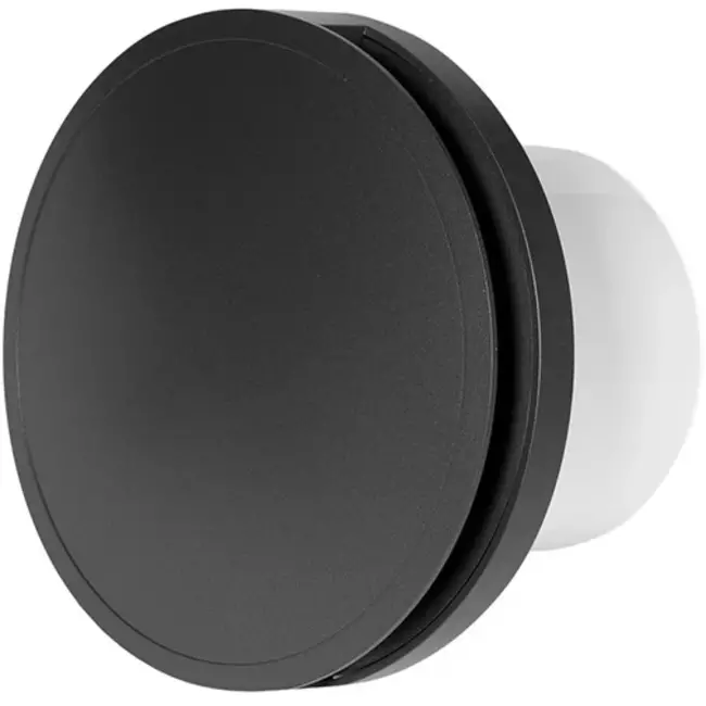 Badkamer ventilator rond Ø 125 mm antraciet - design EAT125A