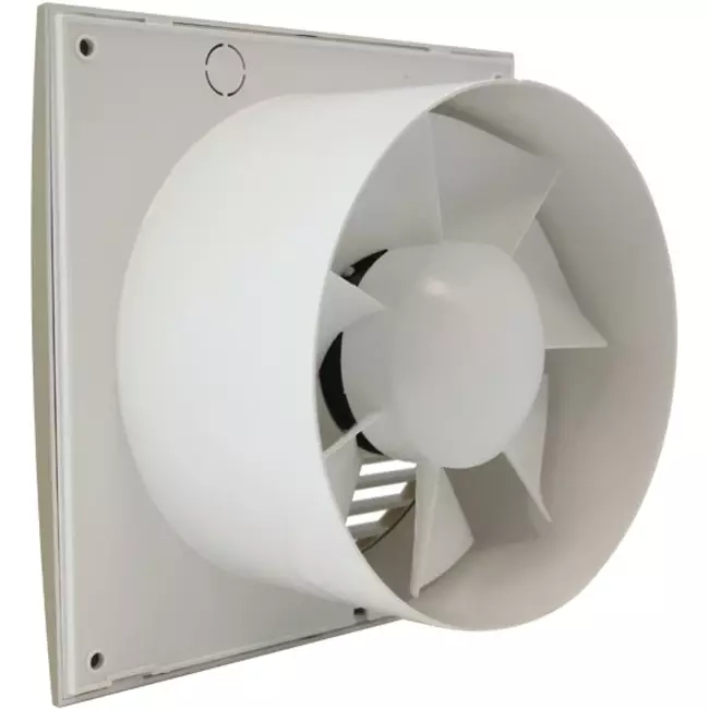 Badkamer ventilator Ø 100 mm Goud met trekkoord en stekker - EE100WPG