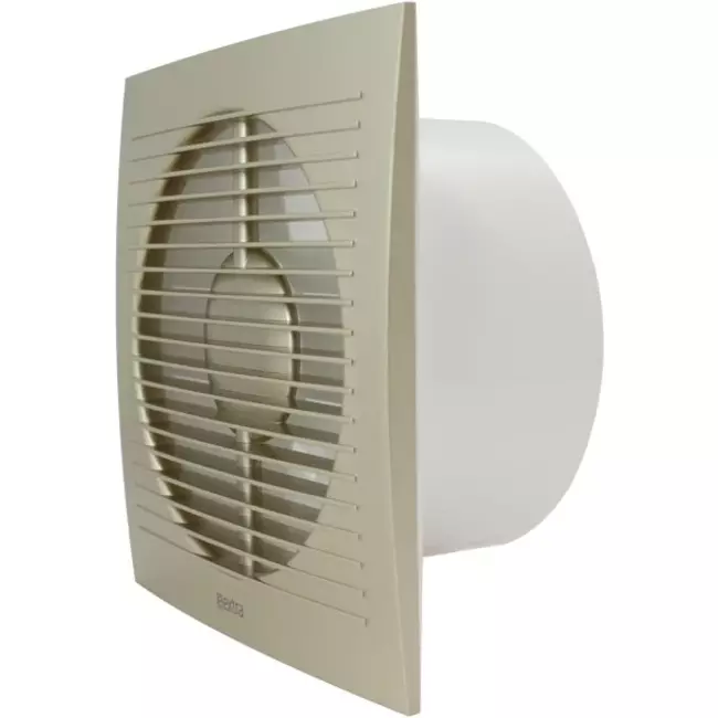 Badkamer ventilator Ø 100 mm Goud met trekkoord en stekker - EE100WPG