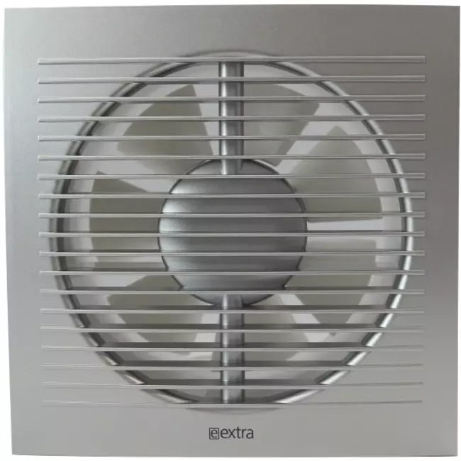Badkamerventilator Ø 125 mm Zilver - standaard EE125S