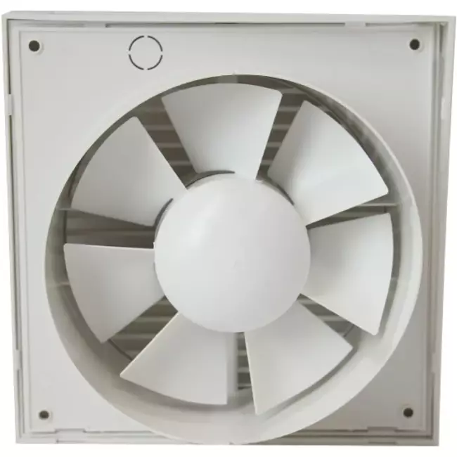 Badkamerventilator Ø 100 mm wit met timer en vochtigheidssensor - Design EET100HT