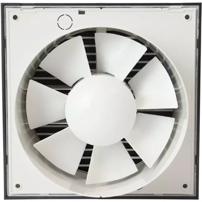 Badkamer ventilator Ø 125 mm antraciet - design EET125A