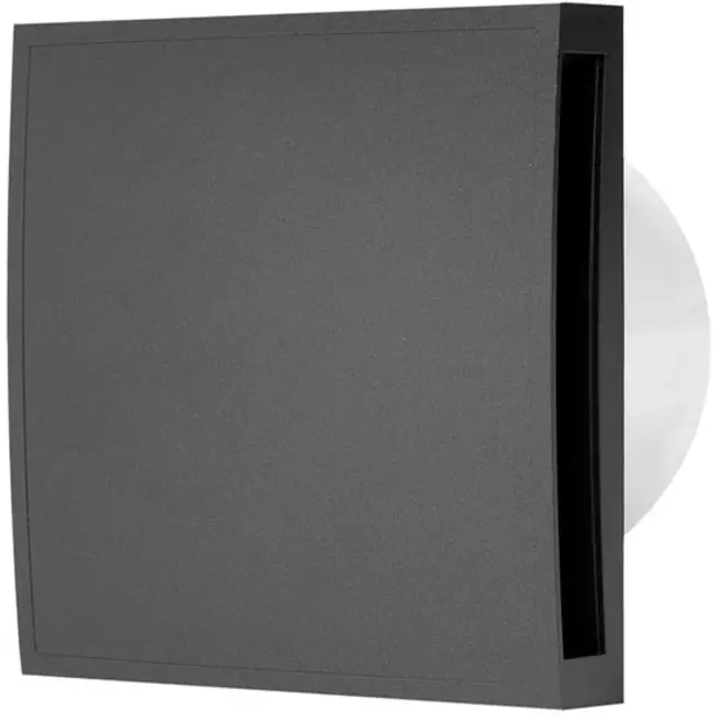 Badkamer ventilator Ø 125 mm antraciet - design EET125A