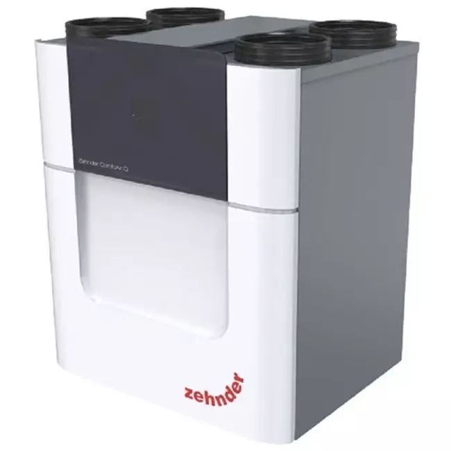 Zehnder Stork ComfoAir Q600 WTW unit NL LR - 600 m³/h + ERV (enthalpiewisselaar)