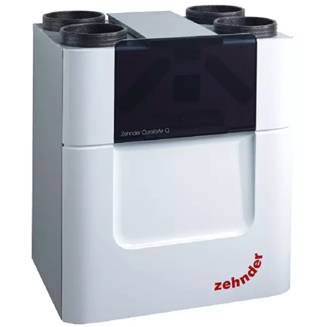 Zehnder Stork ComfoAir Q600 WTW unit NL LR - 600 m³/h + ERV (enthalpiewisselaar)