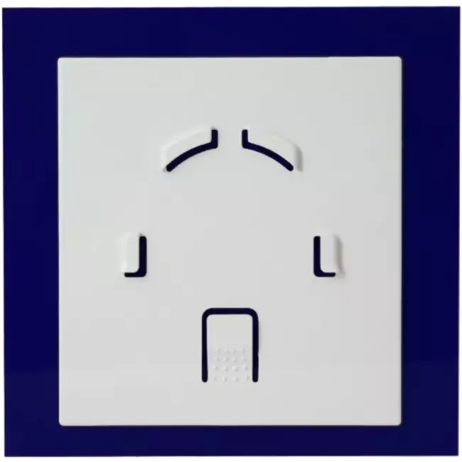 Air Roxy badkamerventilator met aansluitdiameter 100 mm met timer en vertraagde start - kunststof front blauw