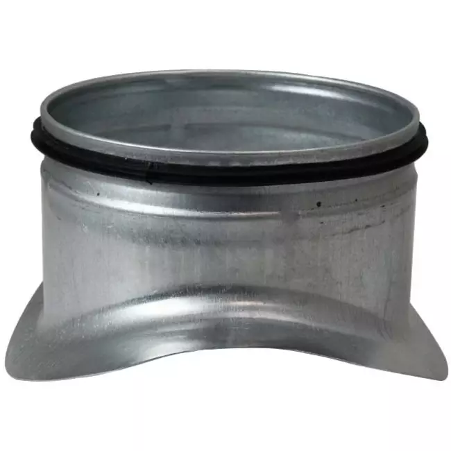Zadelstuk Ø 150/160mm - 160mm (90°) - Gegalvaniseerd