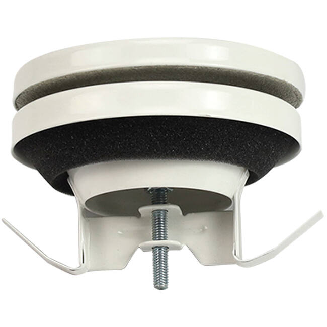 Ventilatie toevoer ventiel 125mm met metaal klemveren - SAV-C125 RAL9010