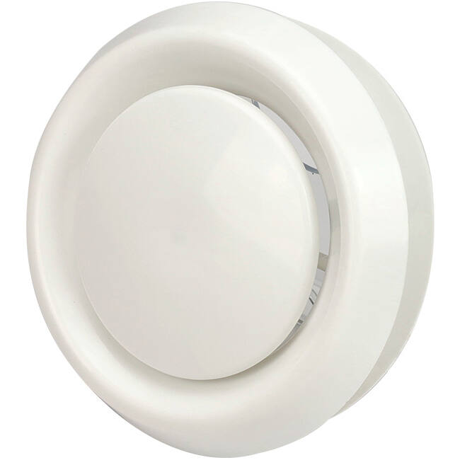 Ventilatie ventiel 160mm toevoer -en afvoer met klemveren - DAV-C160