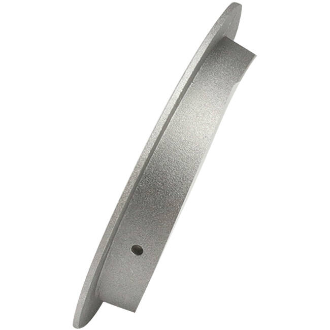 Muur rooster 125mm buitenlucht aluminium - EL-A-RLP125