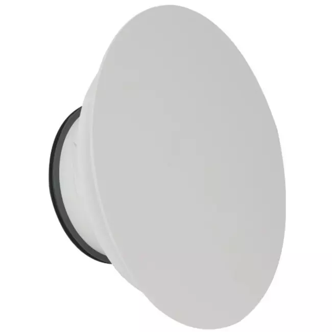 Imaginair RLV ventiel groot Ø 125 mm  - montageveren + ring - wit