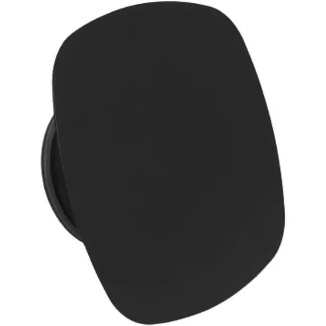 Imaginair RLV ventiel vierkant Ø 125 mm  - montageveren + ring - zwart