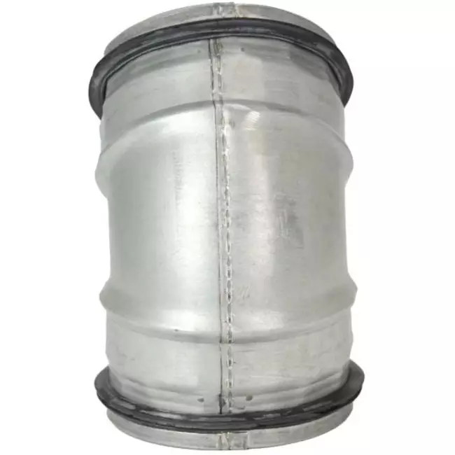 Korte ronde spiro bocht 45° Ø 80mm voor spirobuis