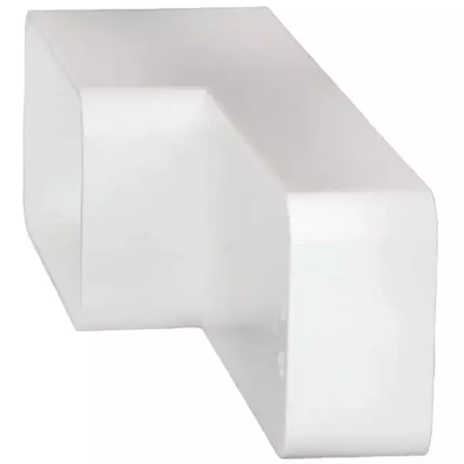 Rechthoekige kunststof verloop - 220X55 mm naar 110x55 mm - KS25-15