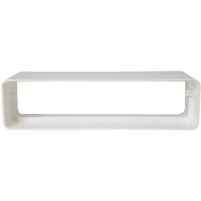Rechthoekig kunststof koppelstuk 220x55 mm - KS25
