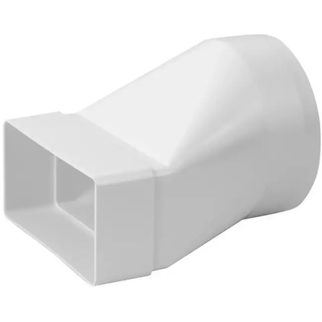 Kunststof verloop 110 x 55 naar Ø 100 mm (KSD2)