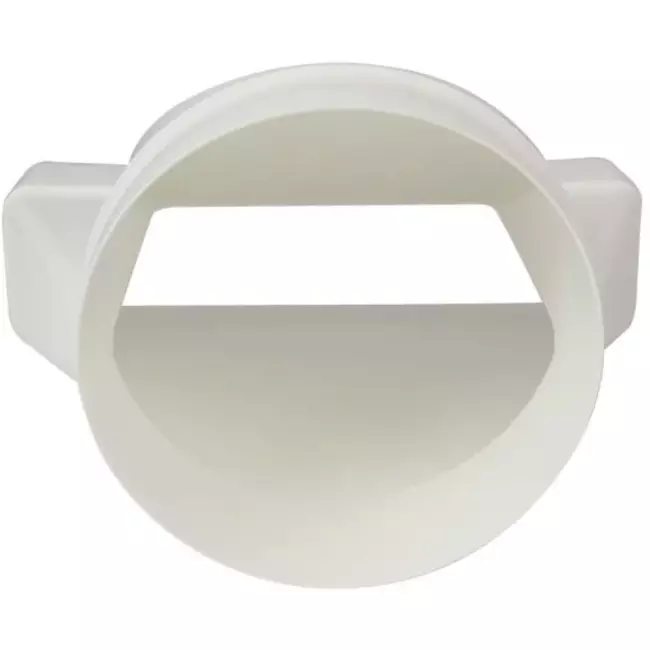 Rechthoekig kunststof verloop Ø150mm - 220x90mm - KSD29-150